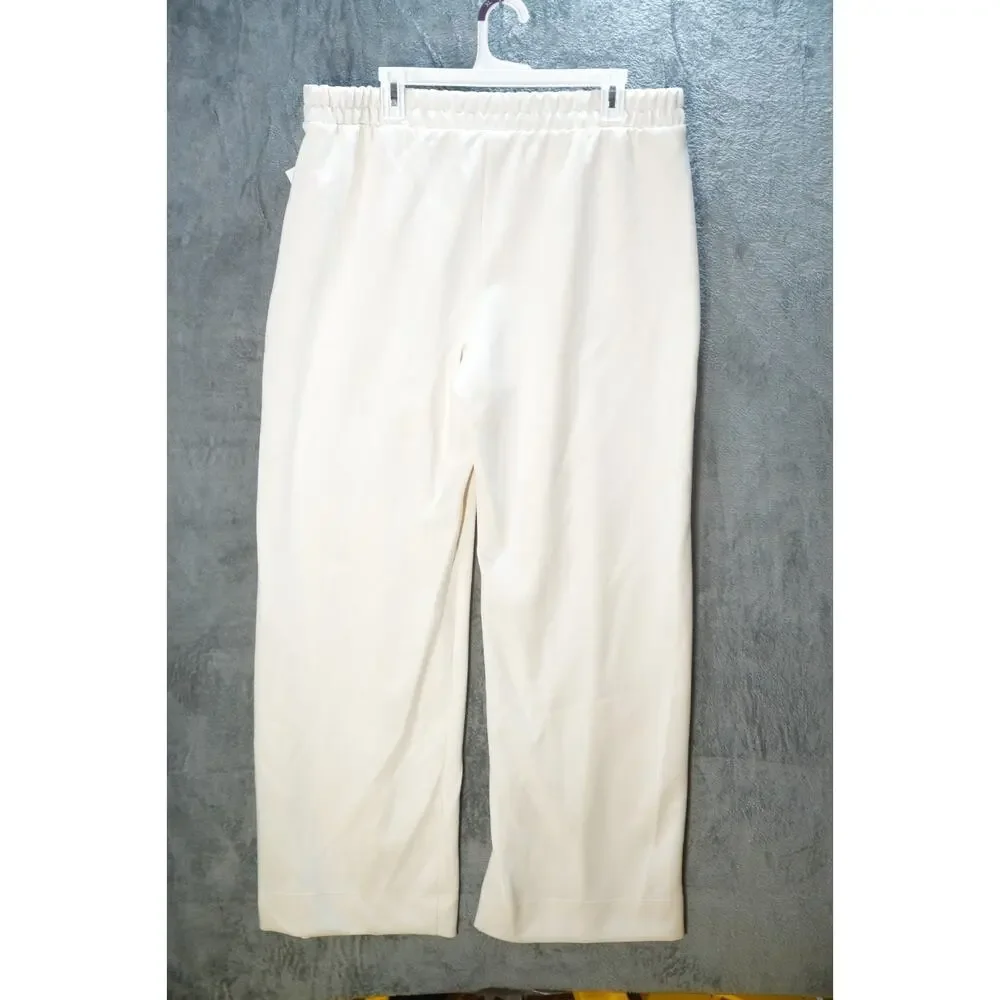 A NEW DAY WOMENS CREAM PULL ON PANTS XL